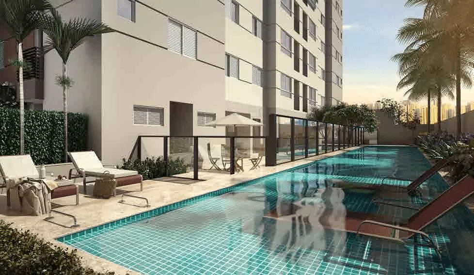 Flow Residence no Setor Universitário entrega em Goiânia apartamentos de 57 a 94m²
