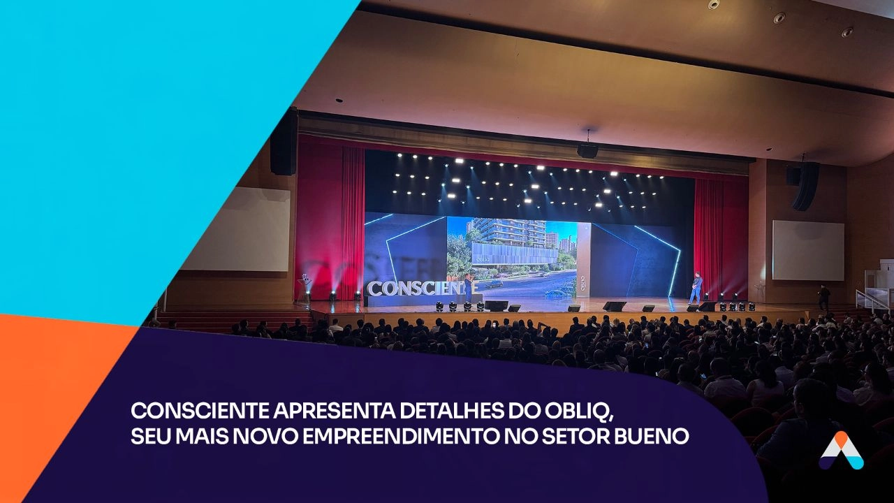 Consciente apresenta detalhes do Obliq, seu mais novo empreendimento no Setor Bueno