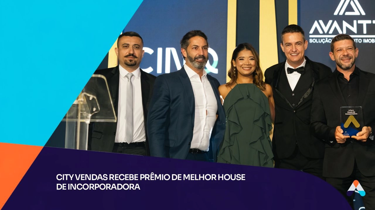 City Vendas recebe prêmio de melhor House de Incorporadora